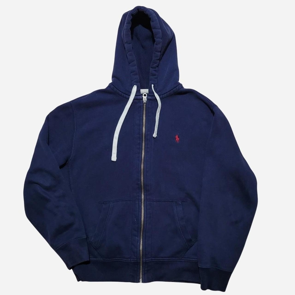 Vintage Polo Ralph Lauren Full Zip Hoodie with Embroidered Logo - Picture 3 of 8